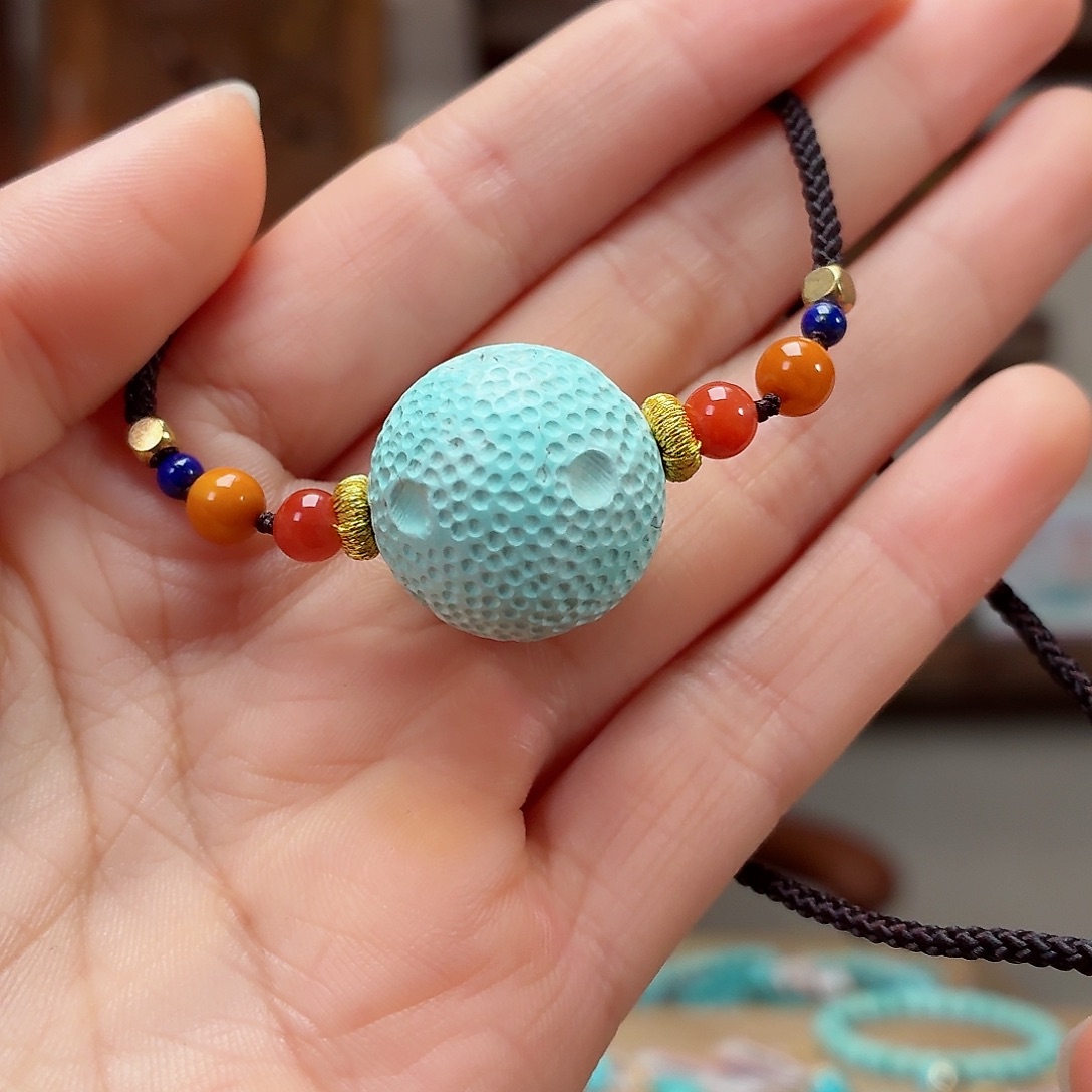 未镶嵌绿松石珠宝奇石