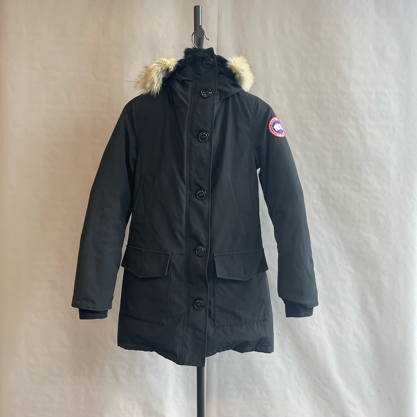 99新 CANADA GOOSE 派克系列中长款羽绒服 s码  #9150