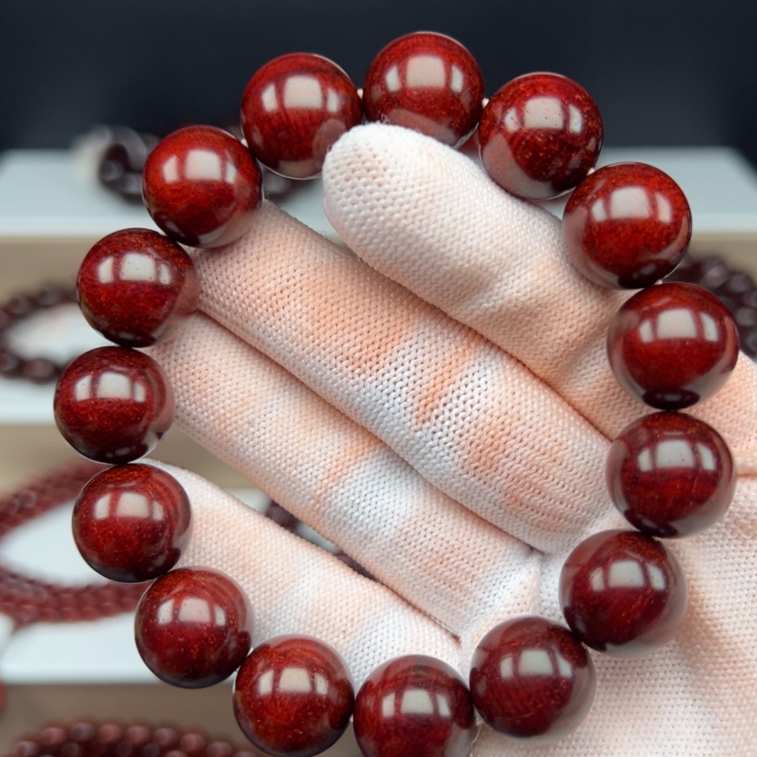 锦***༉小叶紫檀手串/手链1.5黑龙