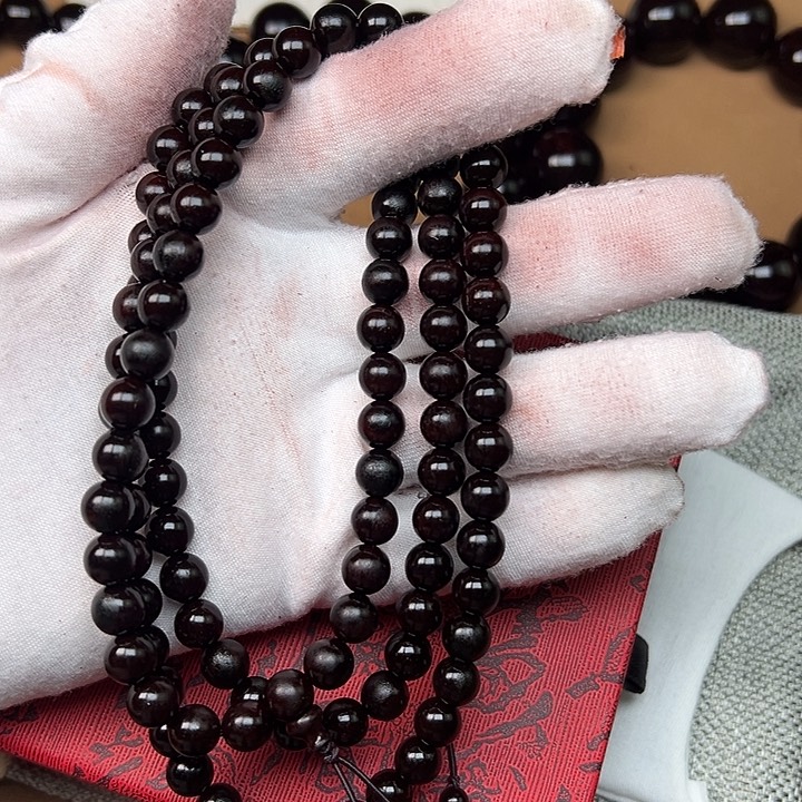 小叶紫檀手串/手链0.8*108