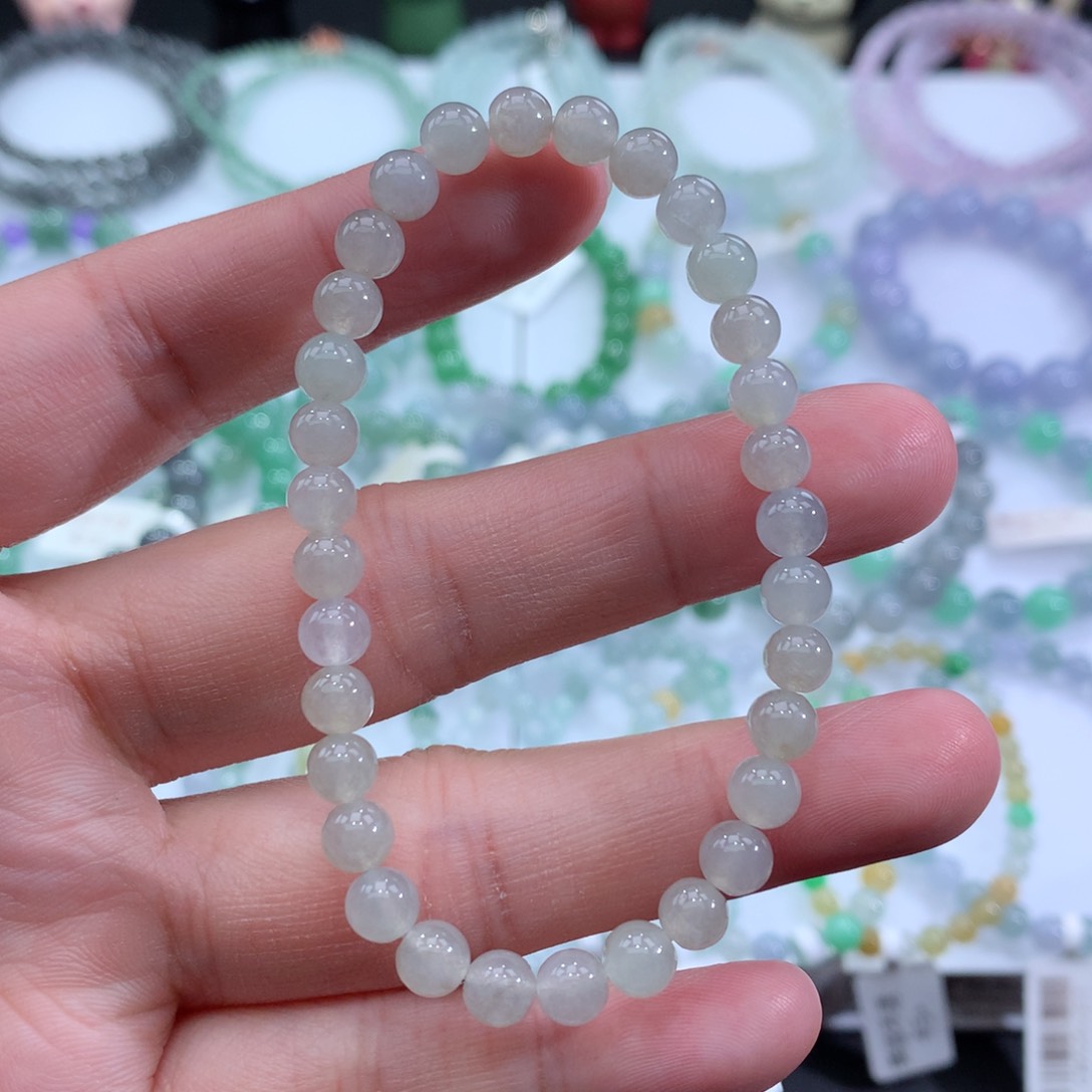 翡翠手链未镶嵌天然