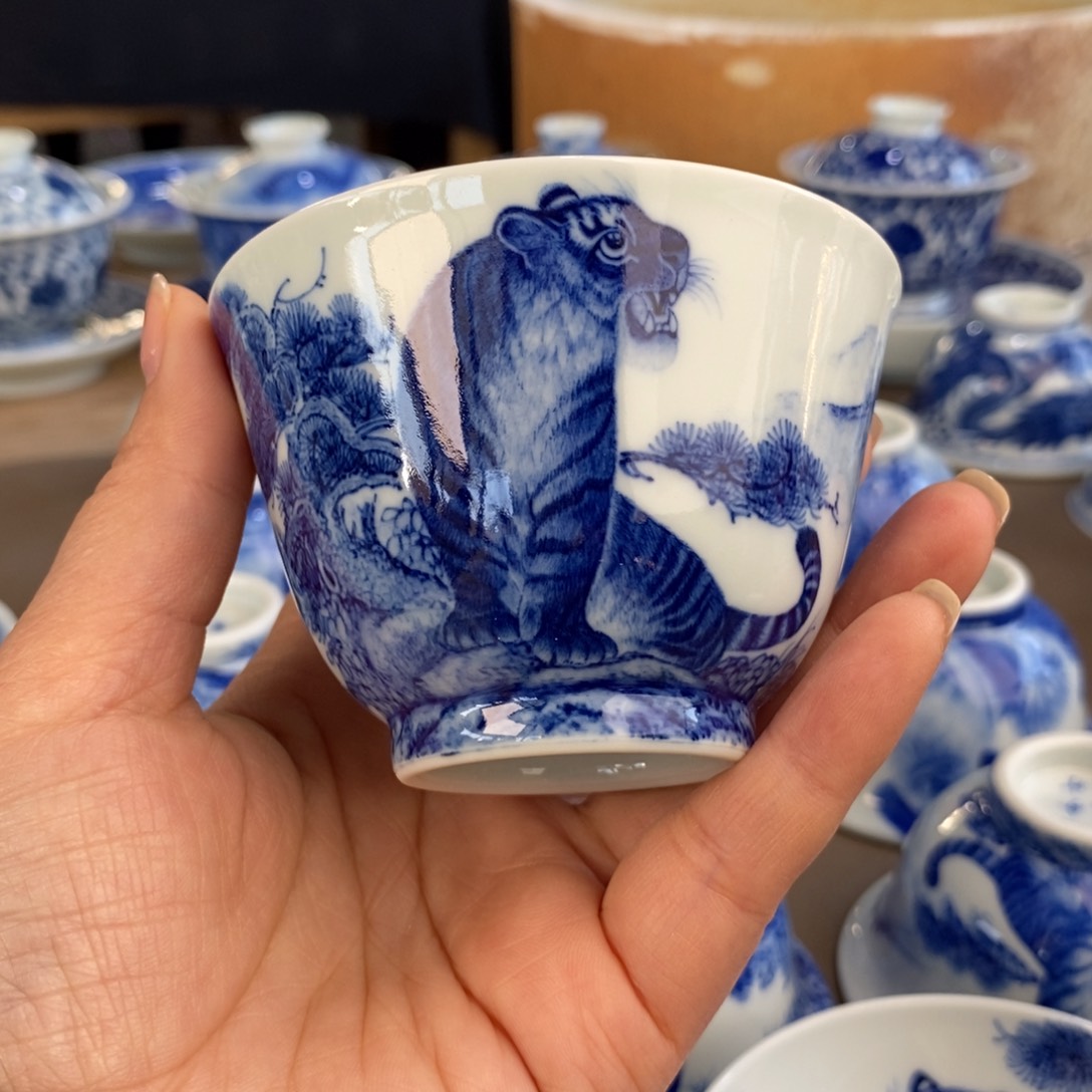 杯景德镇陶瓷手工手绘