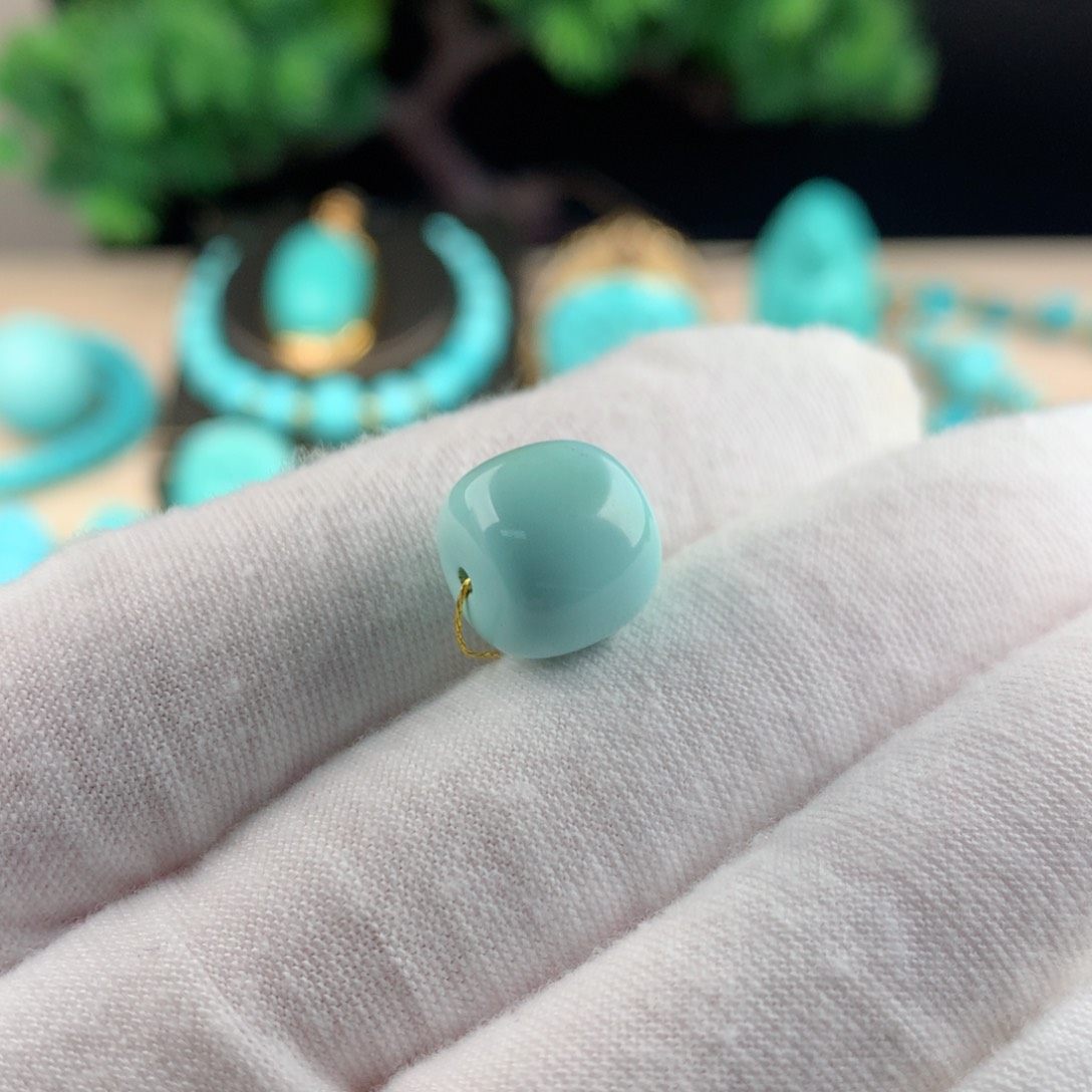 【闪购商品】绿松石配珠卡11.5未镶嵌迪*