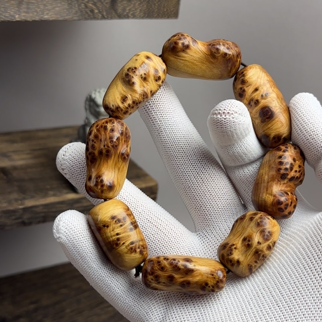 柏木（崖柏）空**雨太行崖柏留疤手持