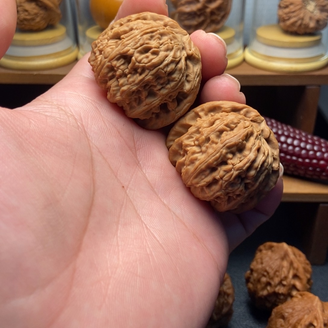 吊坠文玩核桃42全品闷白