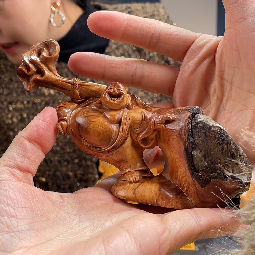 柏木（崖柏）手把件