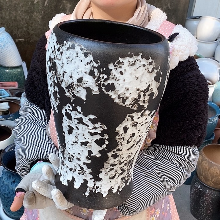 紫砂花盆正品口18高32