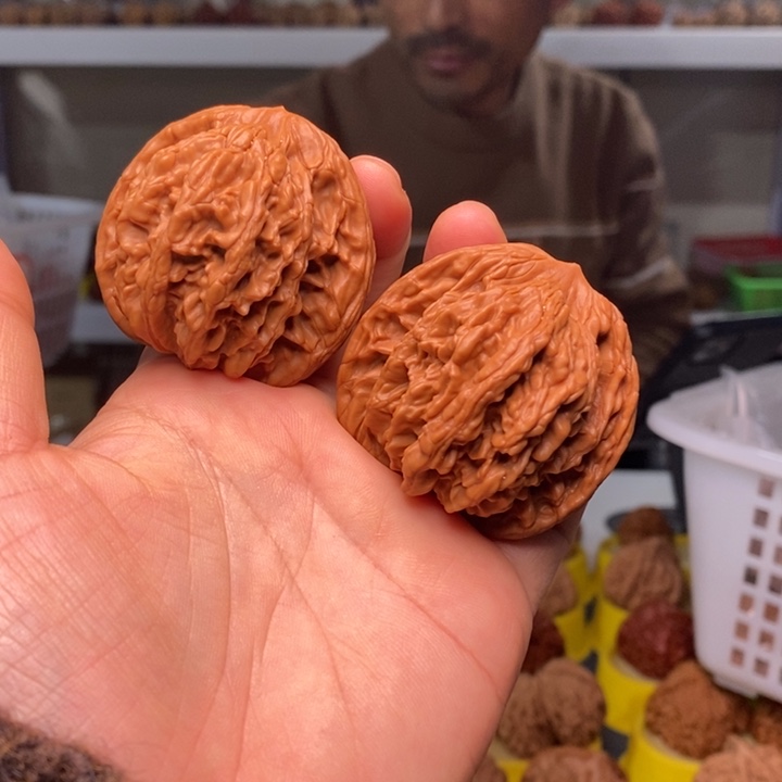 吊坠文玩核桃文玩核桃虎头46～47