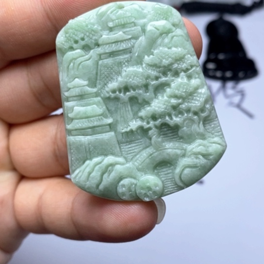 翡翠未镶嵌颈饰翡翠