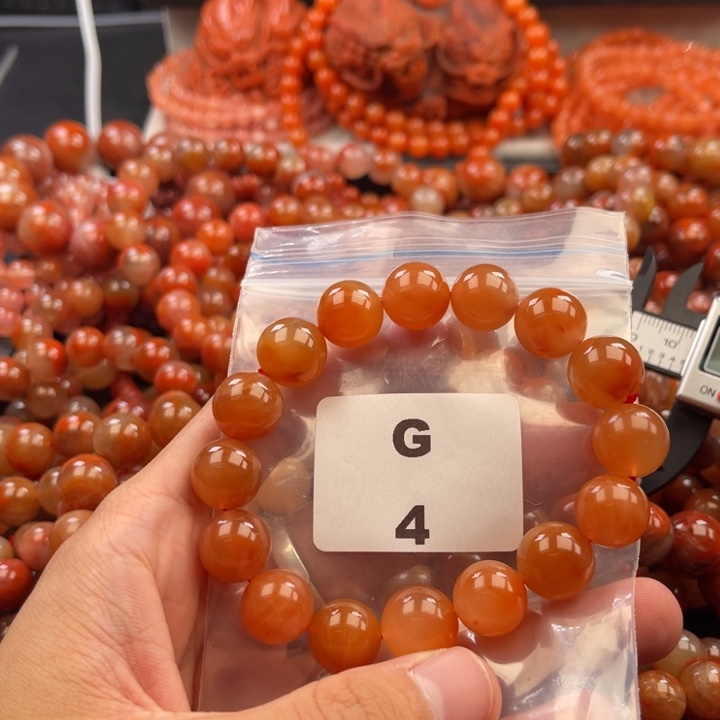 南红玛瑙未镶嵌多样性发货默认微瑕称重13mm