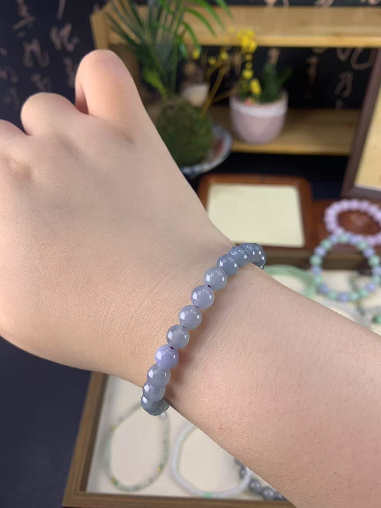 缅甸翡翠A货手链