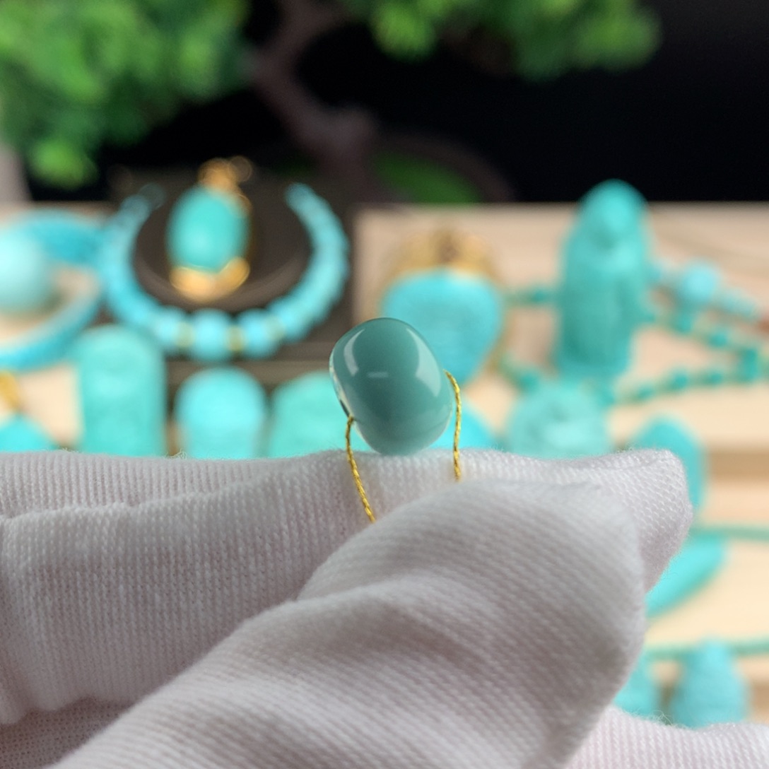 绿松石配珠卡9.5未镶嵌