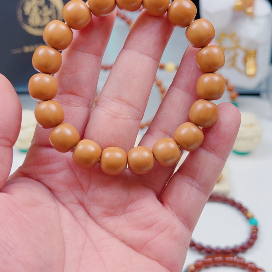 猴头核桃手串四*全品精工大老型龙炎料