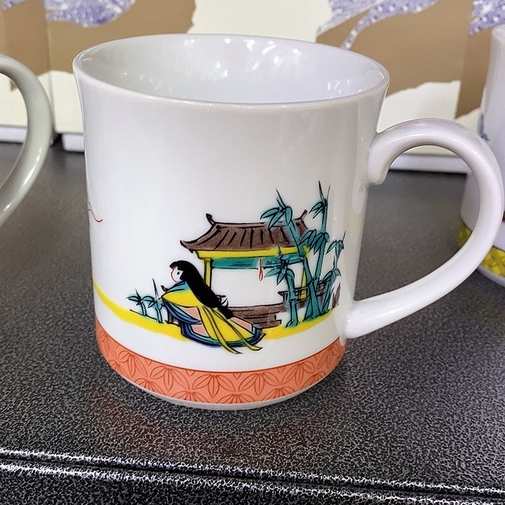 摆件进口瓷器九谷