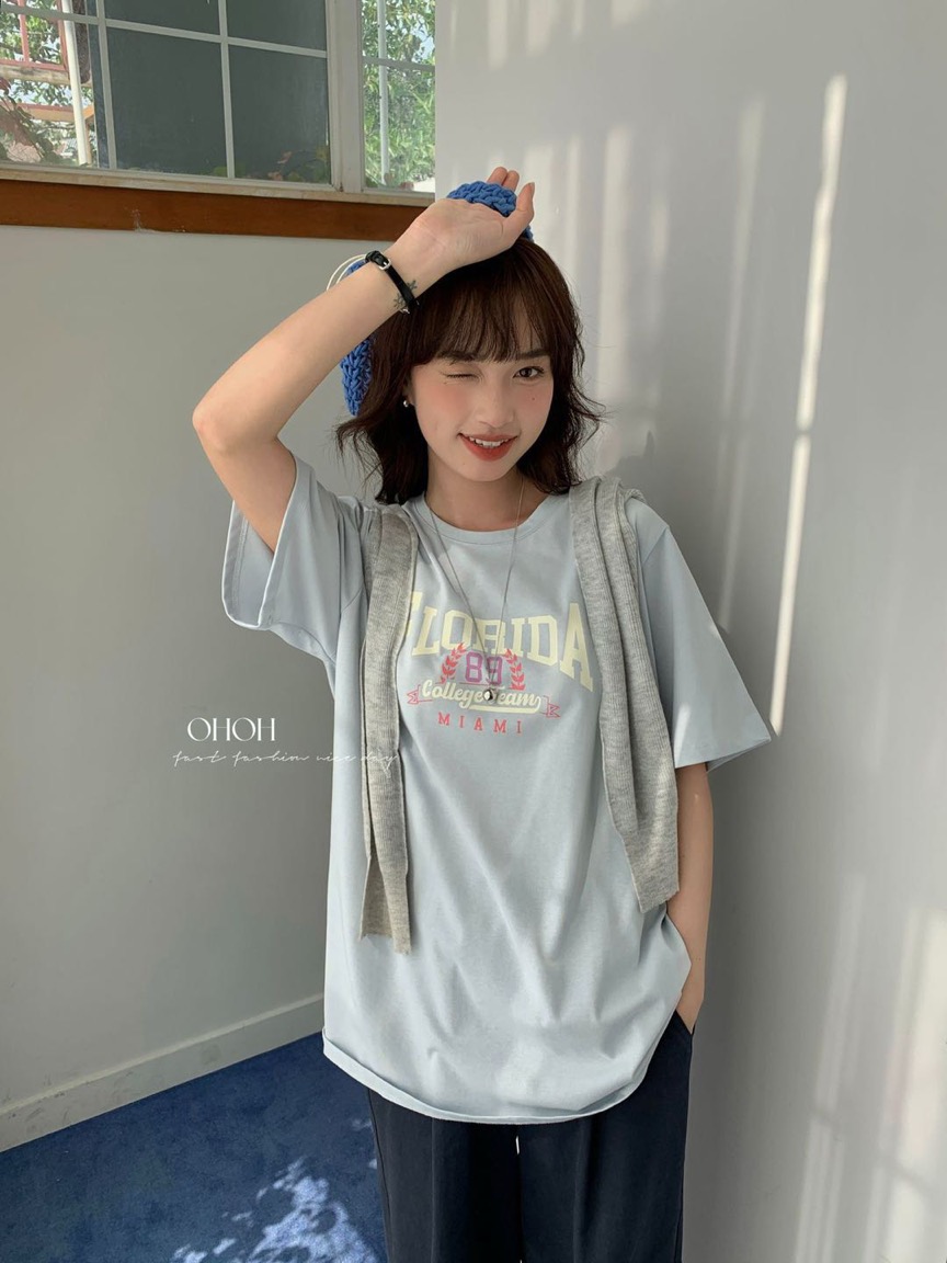 春夏新款薄款字母印花短袖T恤休闲正肩半袖显瘦上衣女9866