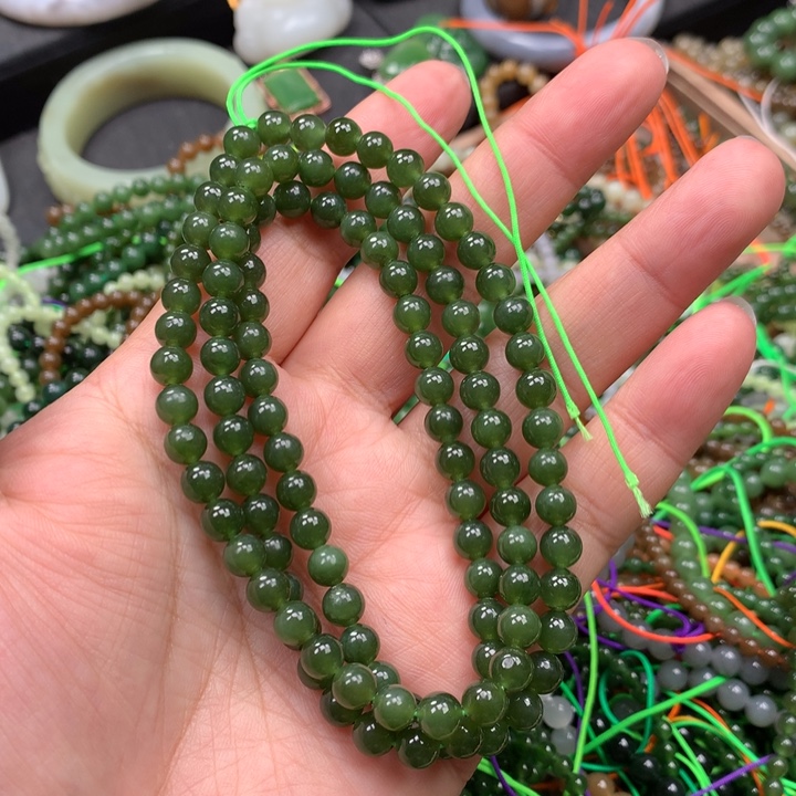 和田玉未镶嵌手链53