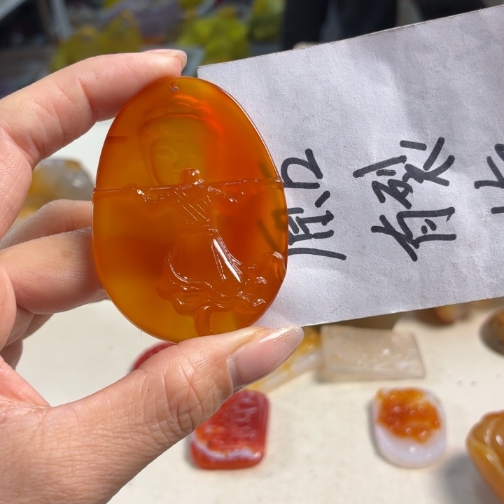 玛瑙/玉髓未镶嵌吊坠(不含链)