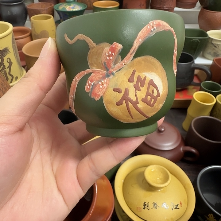 茶杯紫砂紫砂主人杯大放漏！