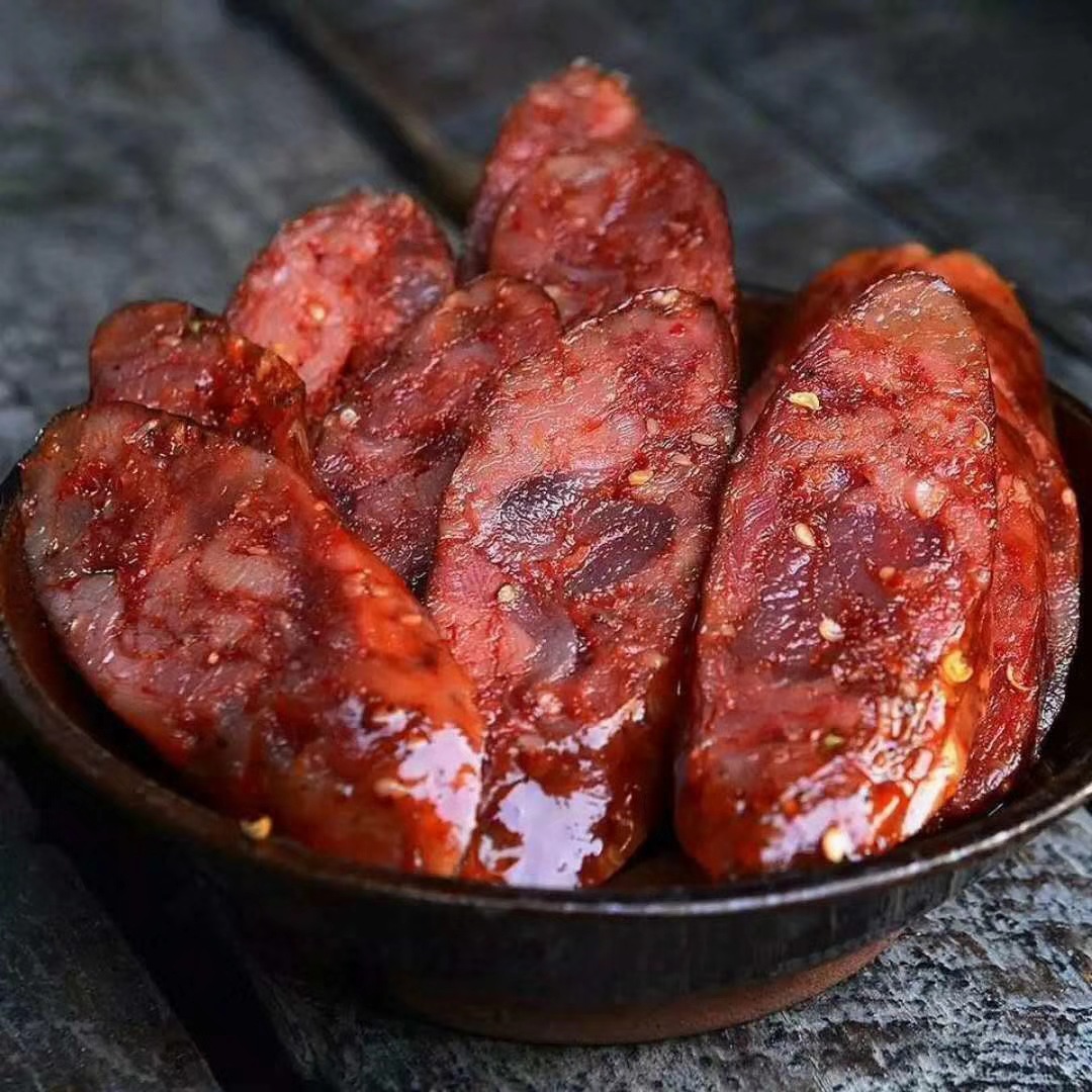 【现场称重】农家味道烟熏腊肠烟熏味山货土货农产品JJ
