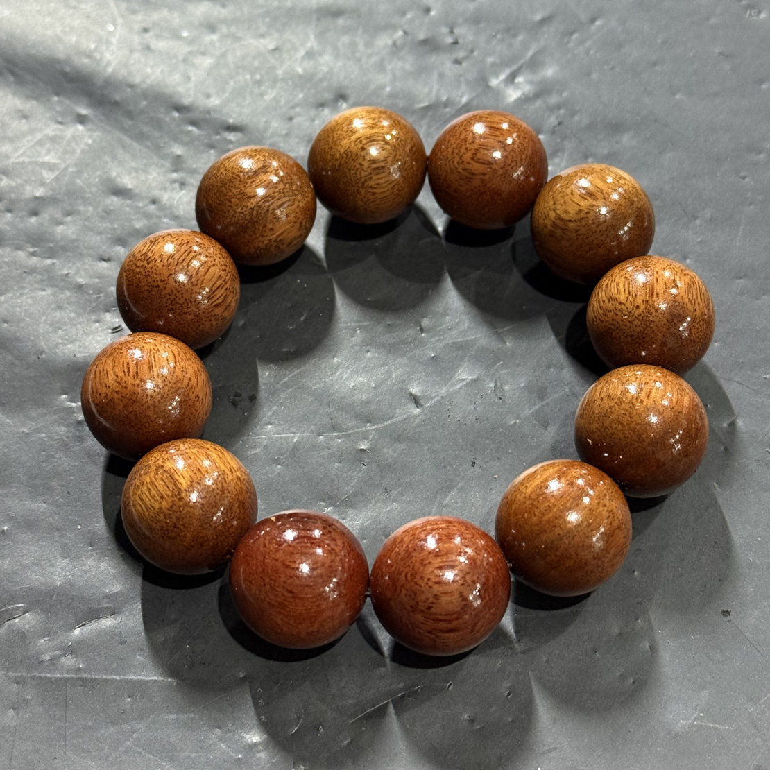 H258 桃木2.0cm单圈手串