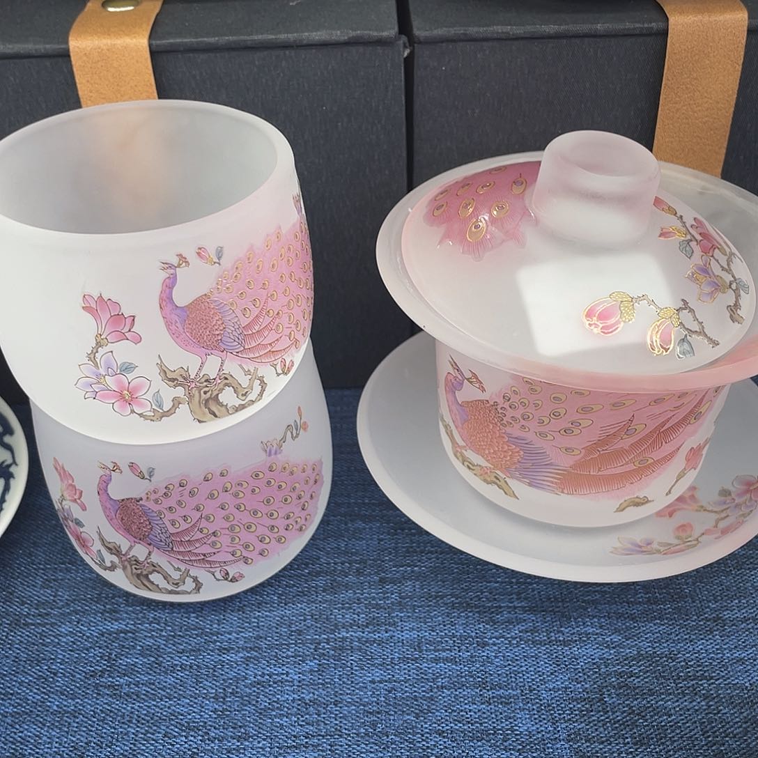 陶景德陶瓷盖碗茶具