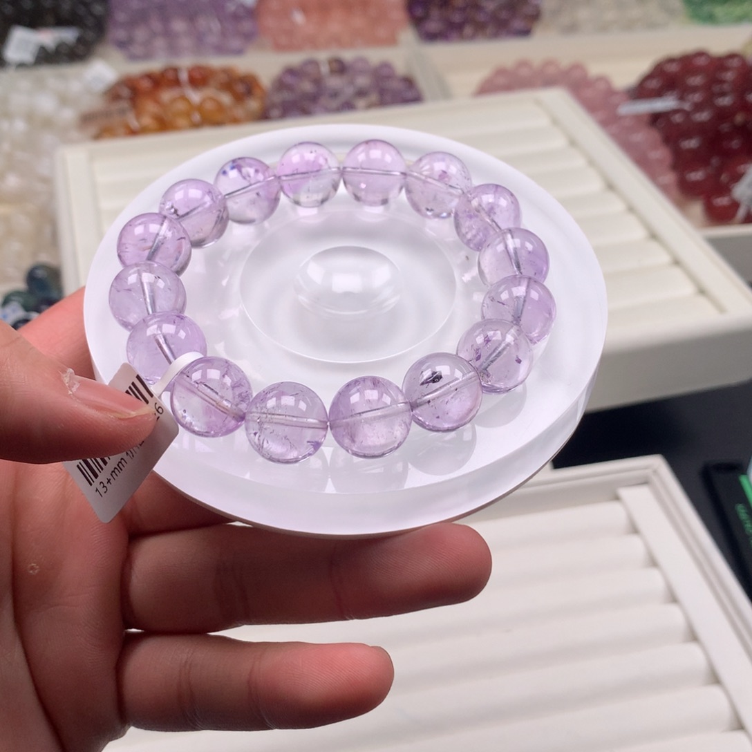 水晶手链未镶嵌早****ㅤ玻利维亚碎冰冰13，B83