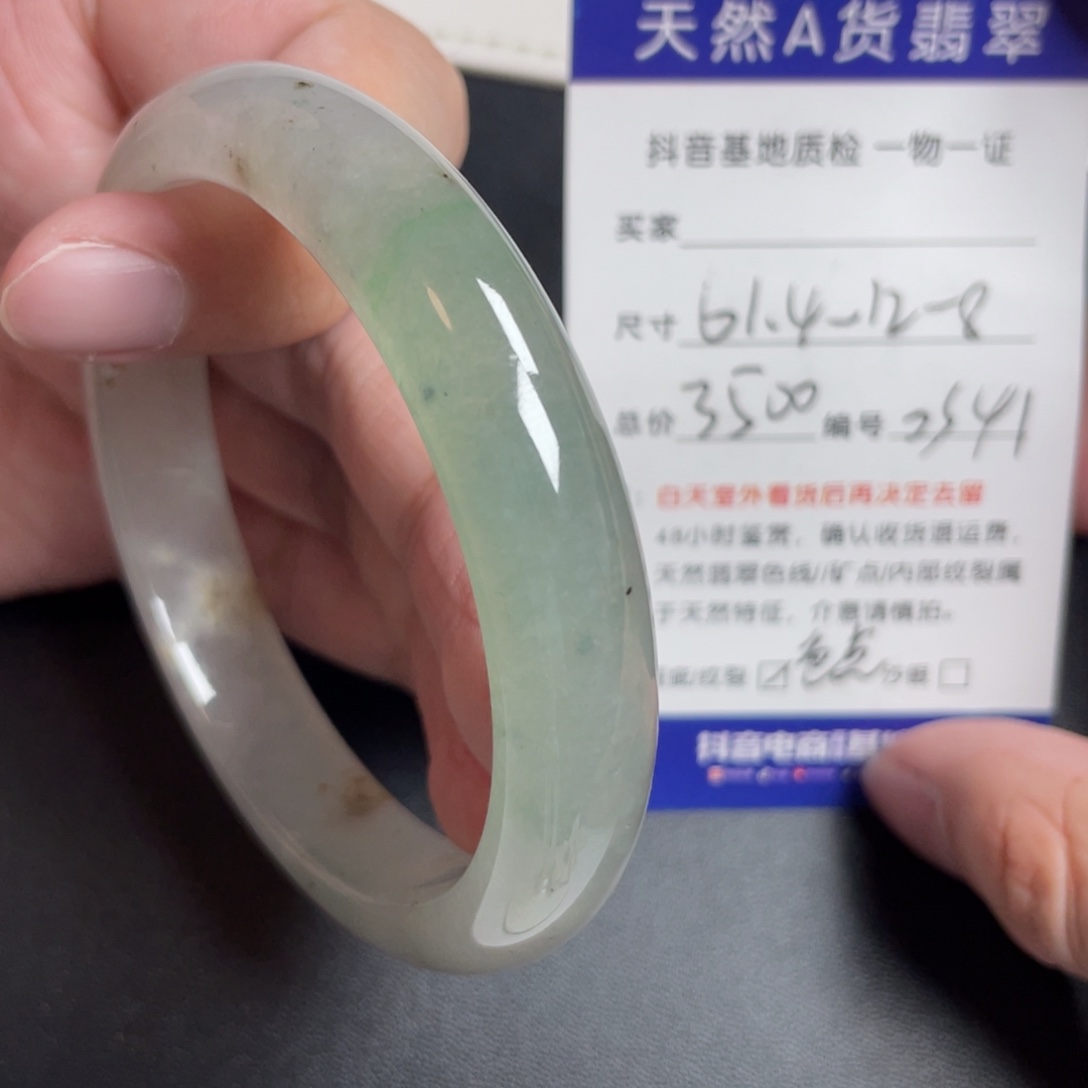 翡翠未镶嵌手镯翡翠