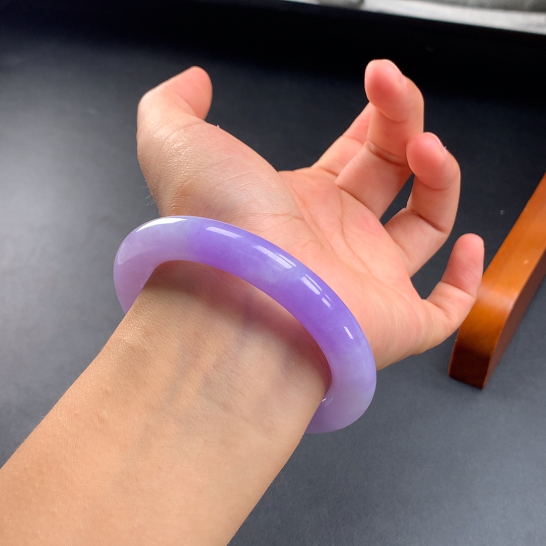 未镶嵌手镯翡翠满紫