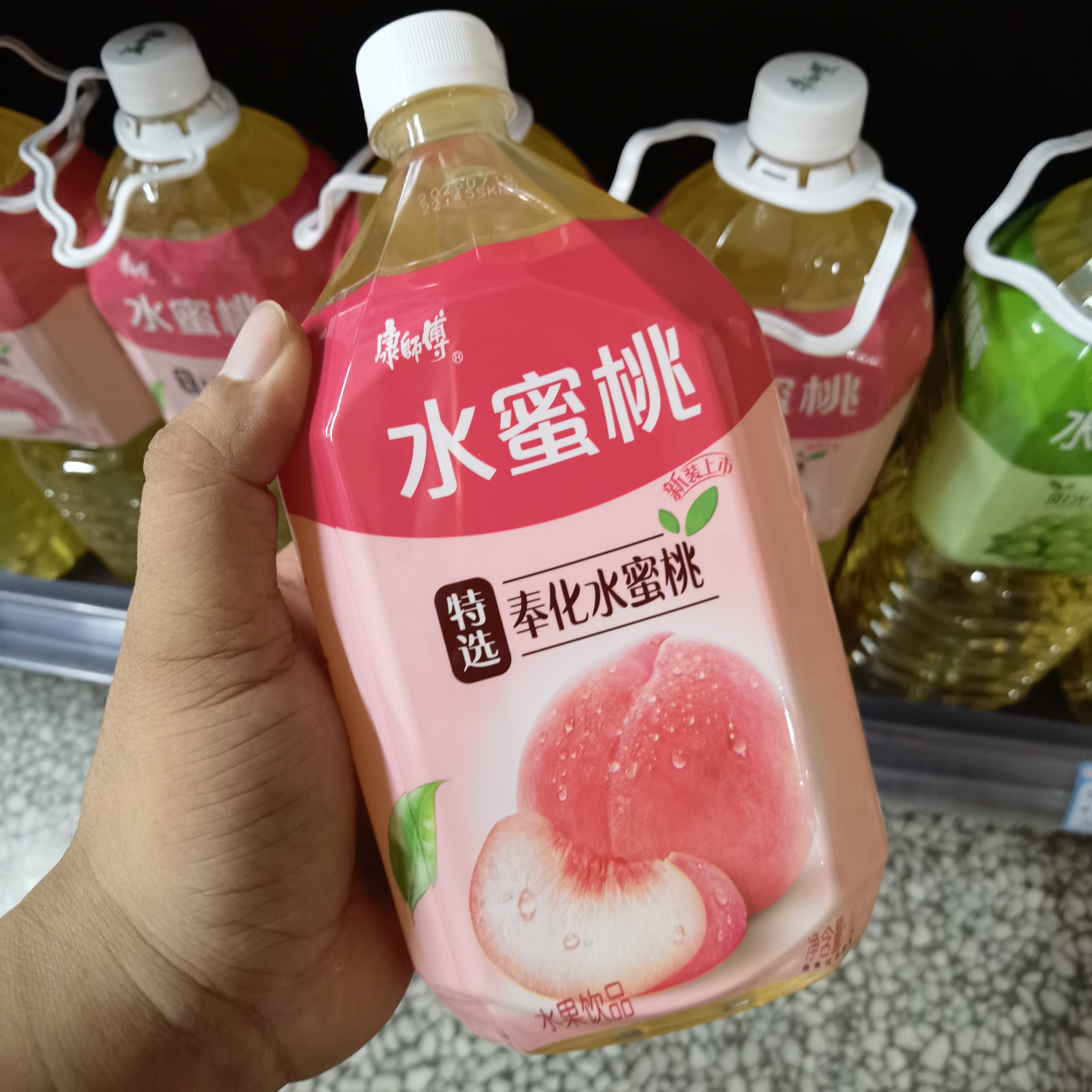 康师傅水蜜桃水果饮品1000ml