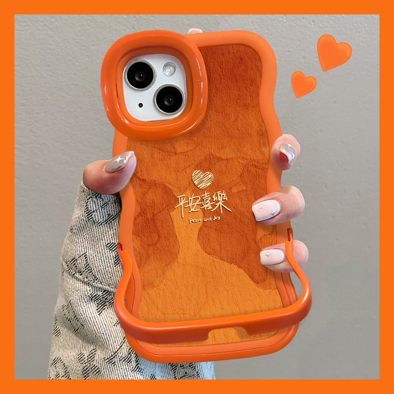 适用于【苹果iPhone】全型号平安喜乐双支架实用数码配件手机壳