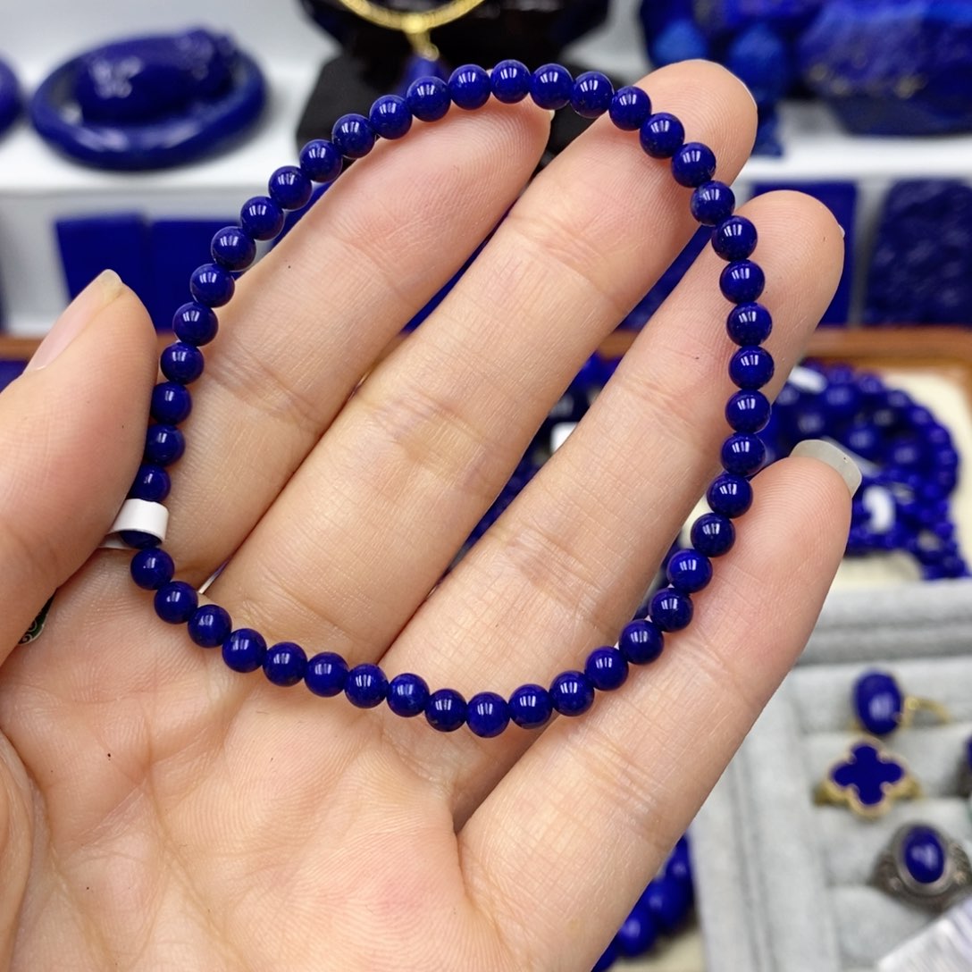 青金石手链未镶嵌幽*