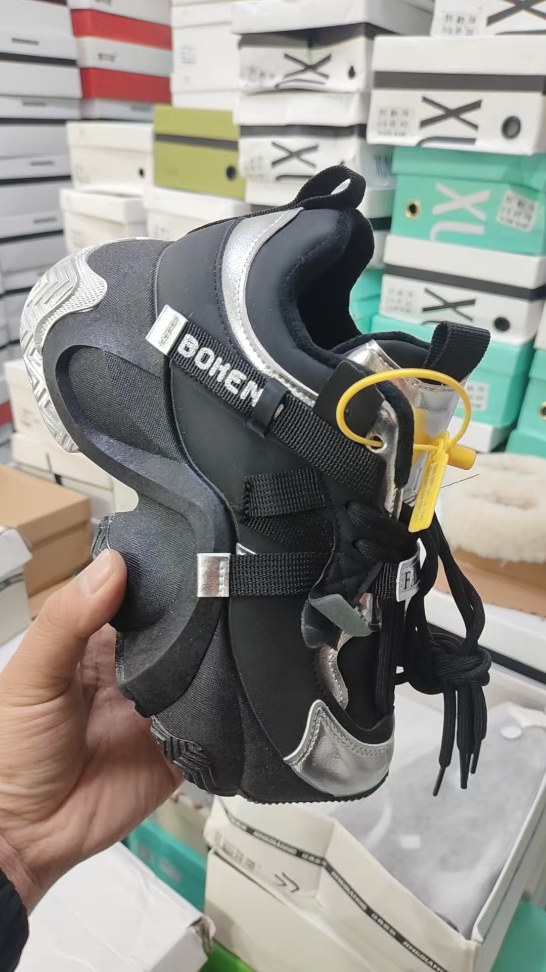 A196厚底女鞋老爹鞋冬款