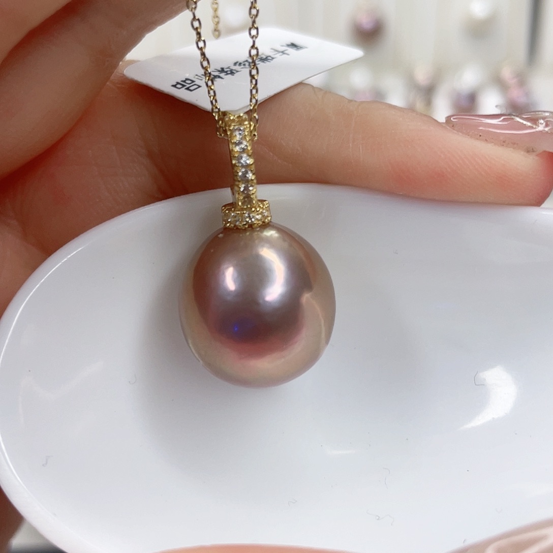 淡水珍珠未镶嵌吊坠(赠链)