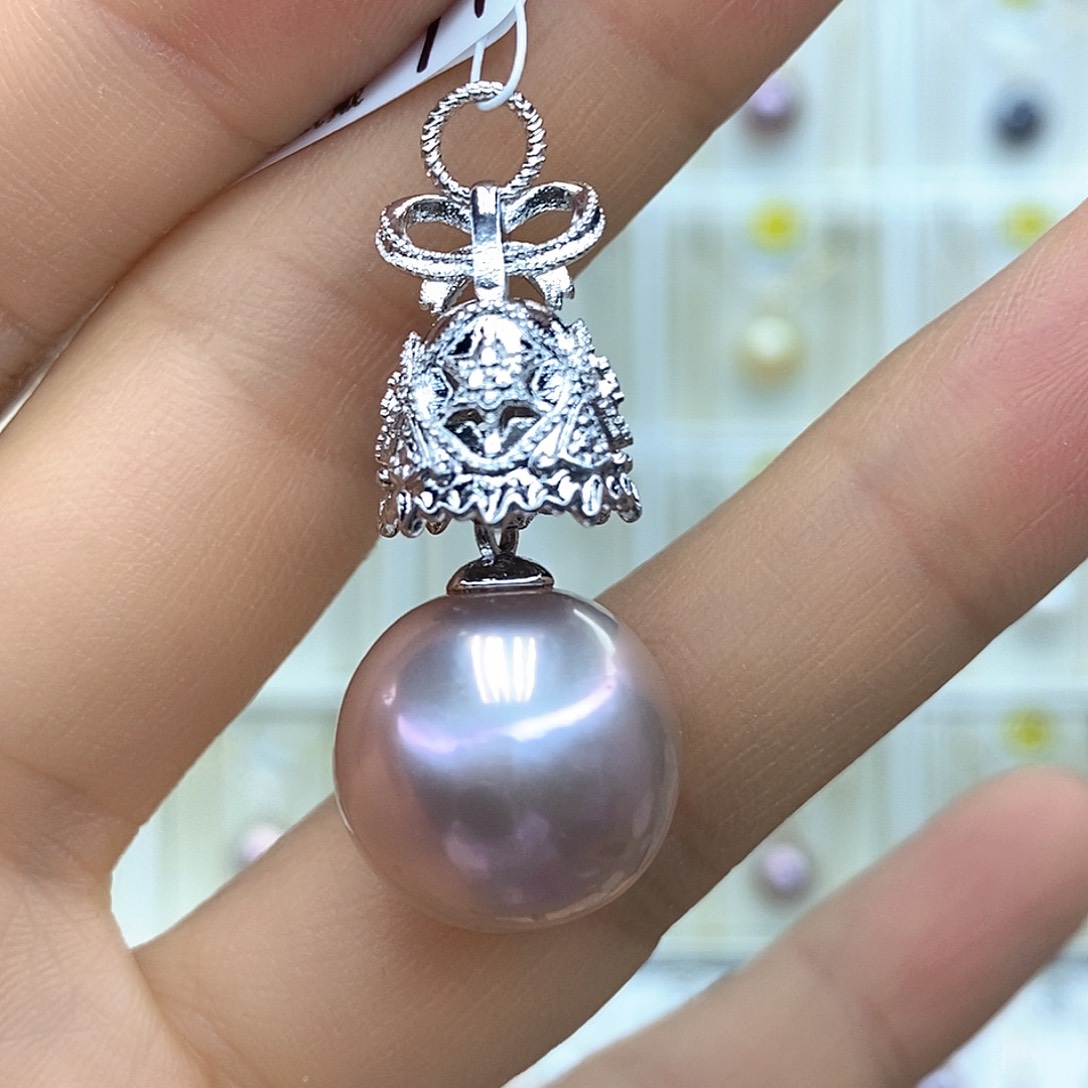 未镶嵌淡水珍珠吊坠(赠链)