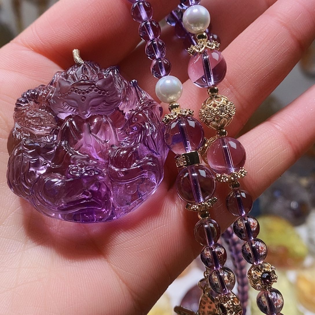 水晶水晶吊坠未镶嵌珊*