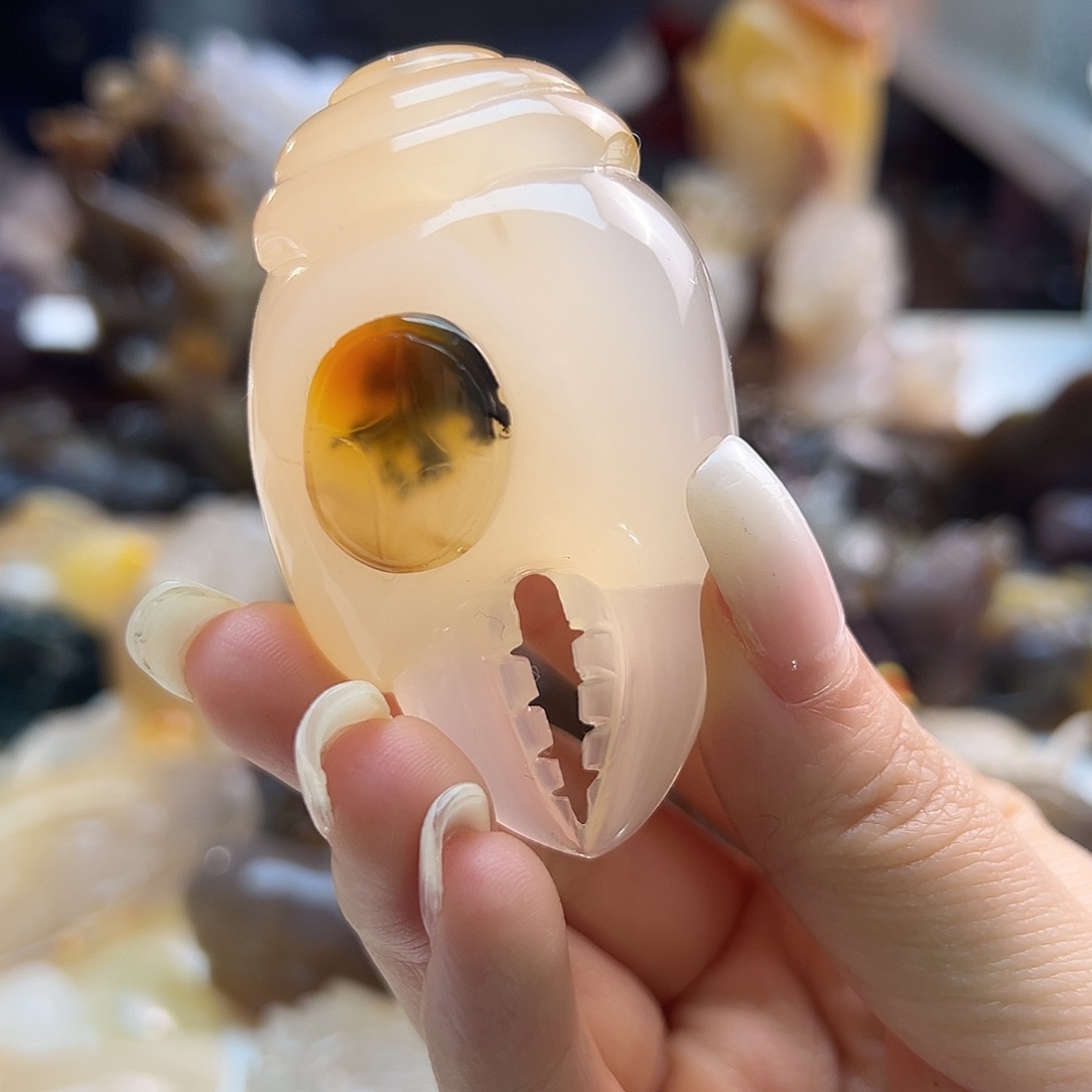 玛瑙/玉髓未镶嵌吊坠(不含链)