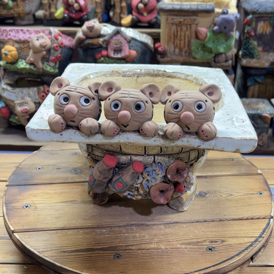 嘻哈多肉花盆百搭