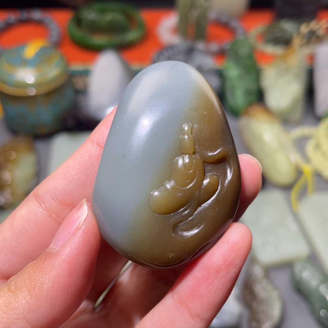 和田玉挂件未镶嵌