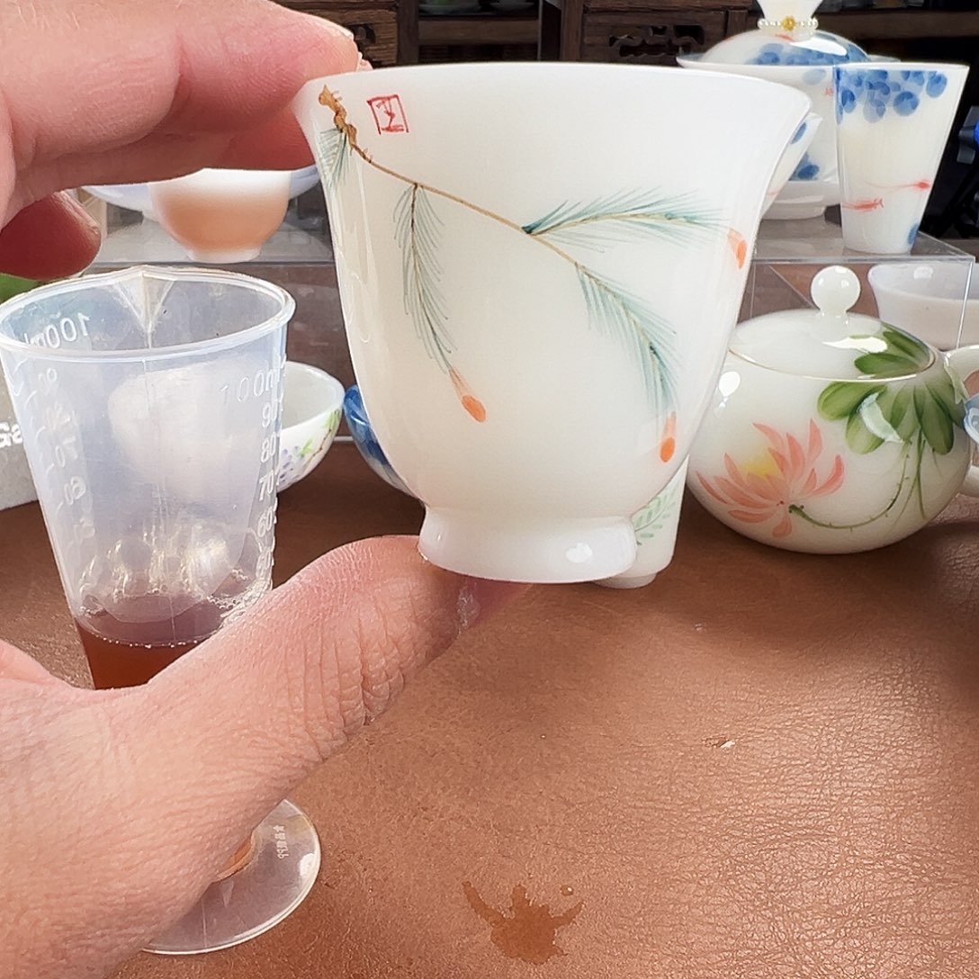 陶杯子璞玉陶瓷茶具手绘系列