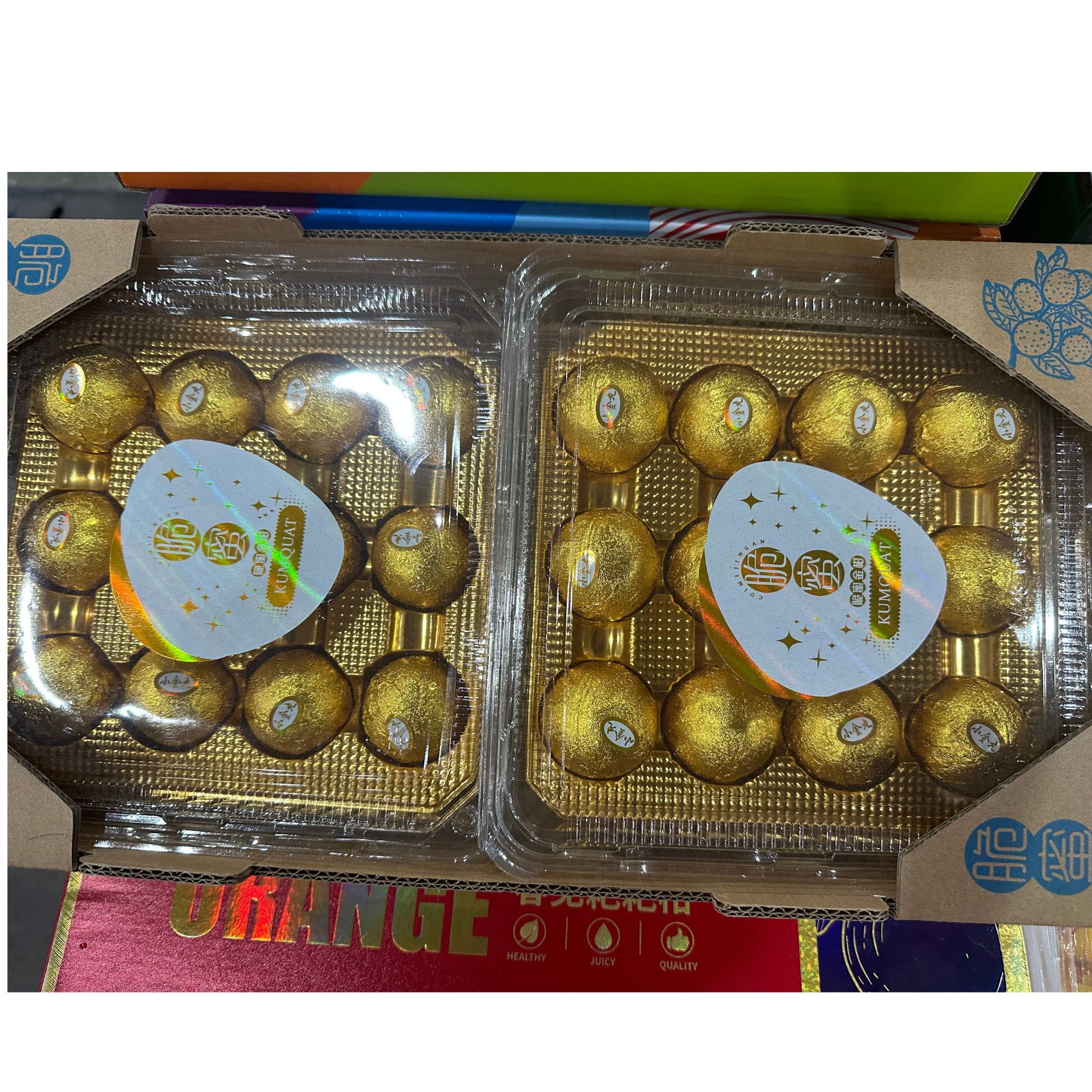 荣安脆蜜金柑二合一24粒装