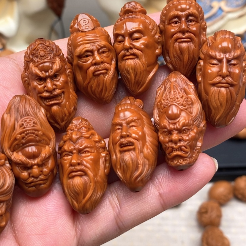 【闪购商品】橄榄核吊坠橄榄手工雕刻工艺