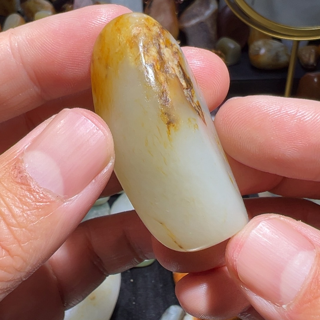 和田玉未镶嵌吊坠(不含链)