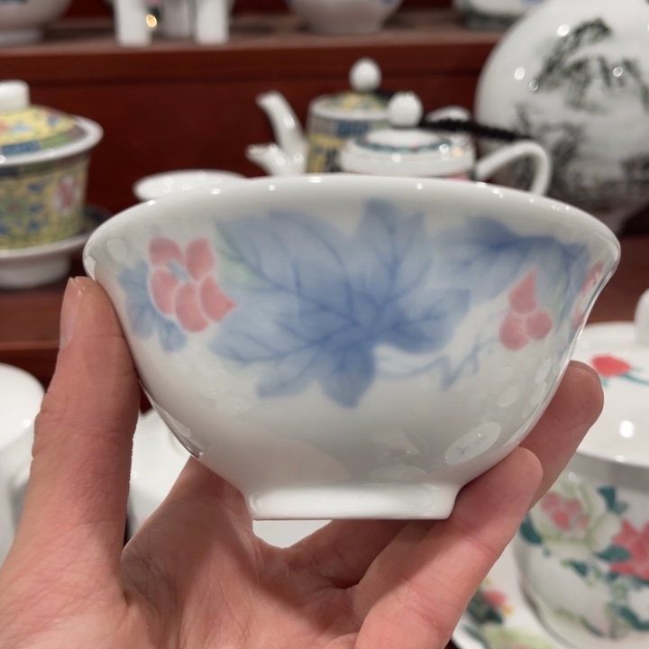 醴陵高温瓷釉下9.5厘米
