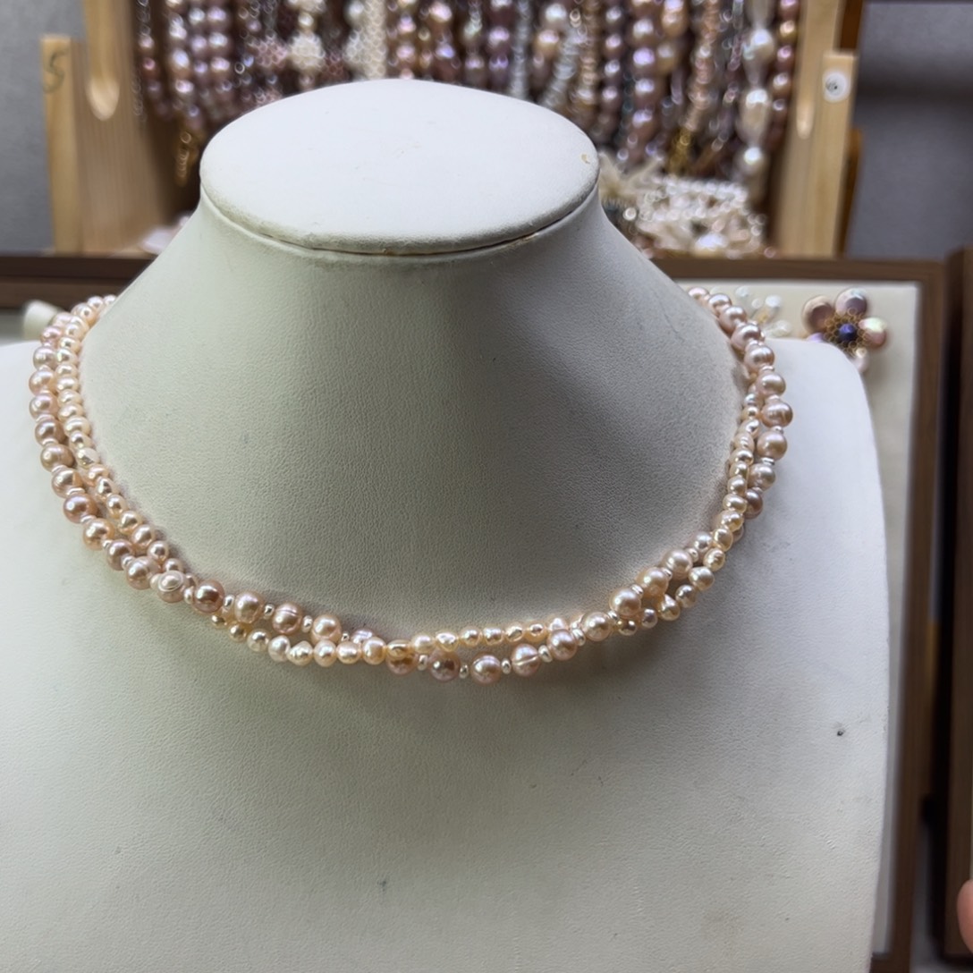 手绳合金淡水珍珠