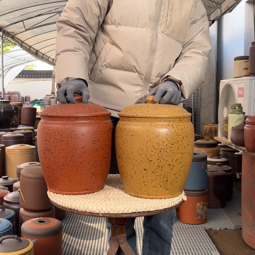 紫砂茶叶罐10 饼茶叶罐