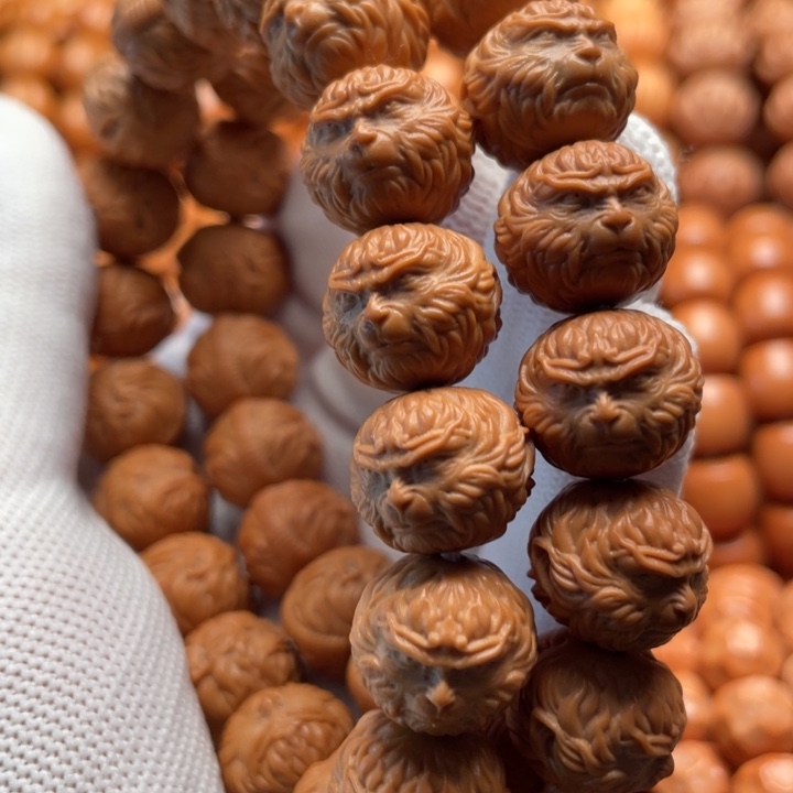 猴头核桃吊坠继*斗战胜佛