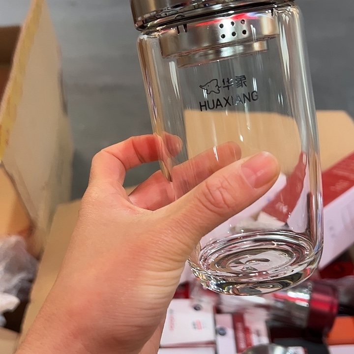 华象单层烫手玻璃杯4604604602233-7