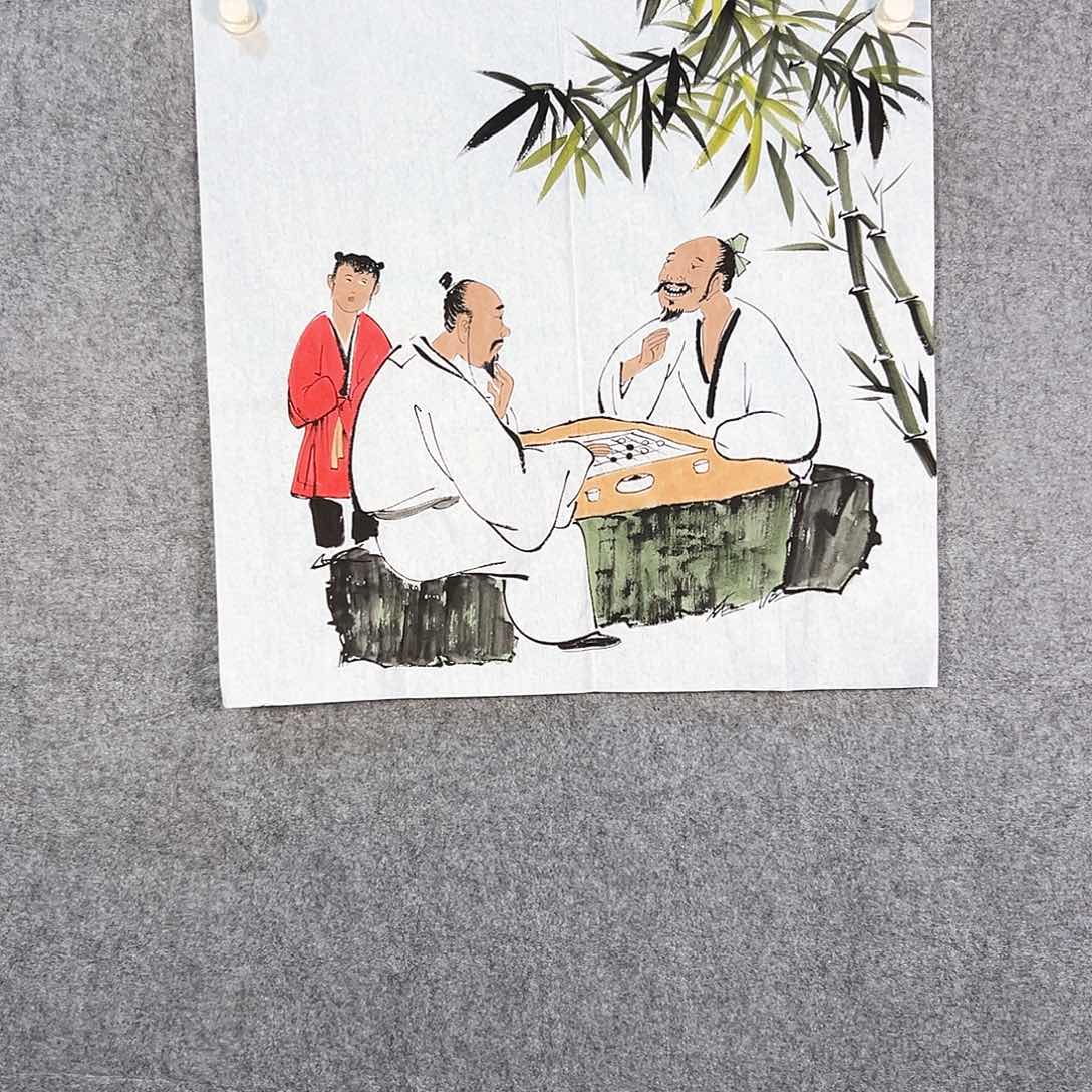 国画258 牡丹等植物生长于这里生长环境