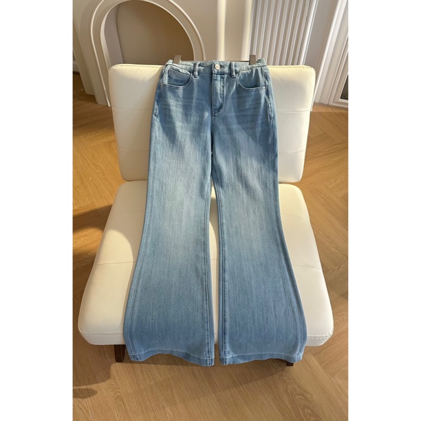 【觉色】2025春季新款中腰显高显瘦时尚洋气长腿牛仔裤MF-1664