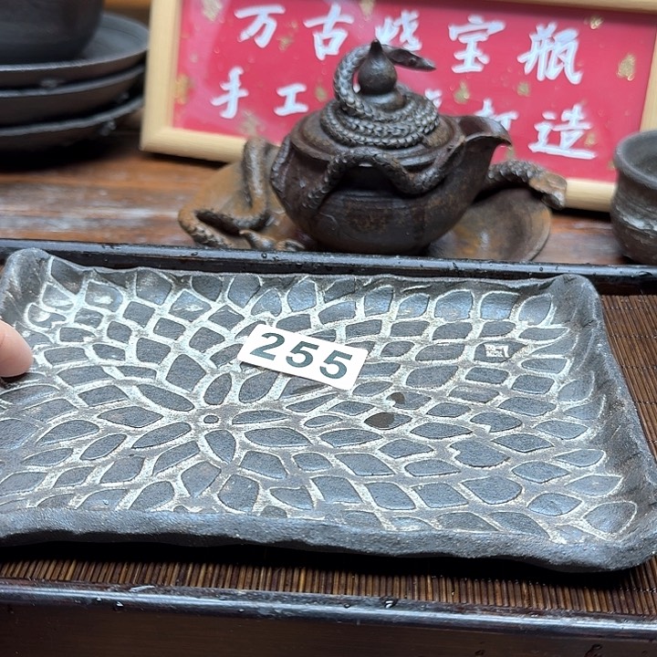 纯手工制作粗陶茶具